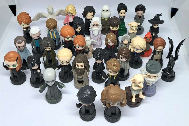 Huge Harry Potter Mini Chess Like Figure Bundle! 37 Figs Approx 4cm
