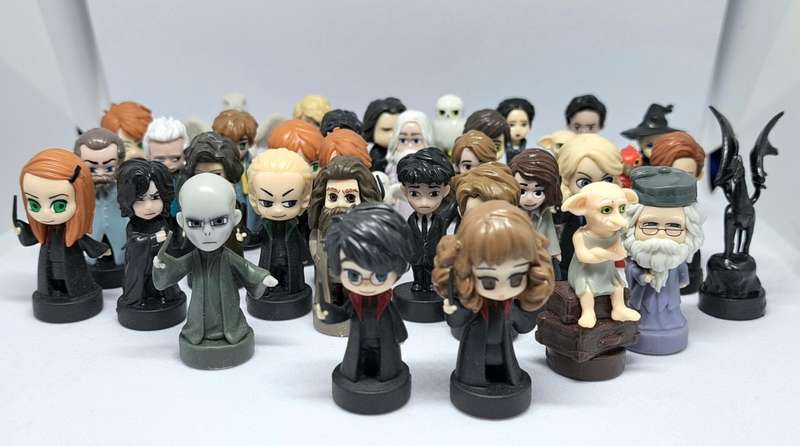 Huge Harry Potter Mini Chess Like Figure Bundle! 37 Figs Approx 4cm