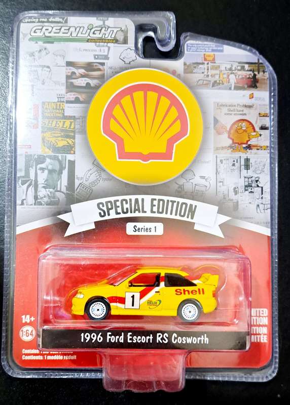 1:64 GreenLight - 1996 Ford Escort RS Cosworth - Shell Special Limited Edition Series 1
