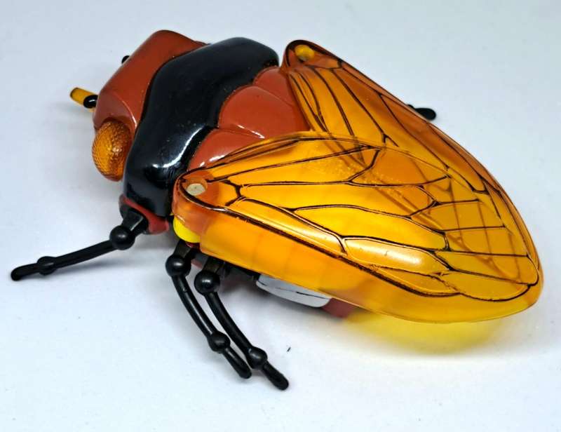 Super Rare 2000 Leader Shine InsectBots - Cicada - Approx 12CM