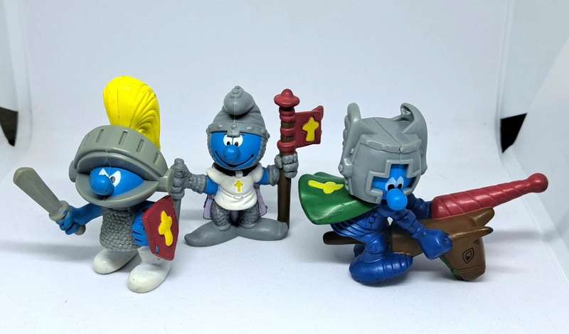 Peyo - Medieval Smurf Figure Bundle