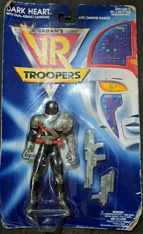 1994 Kenner / SABAN - VR Troopers - Dark Heart - Action Figure