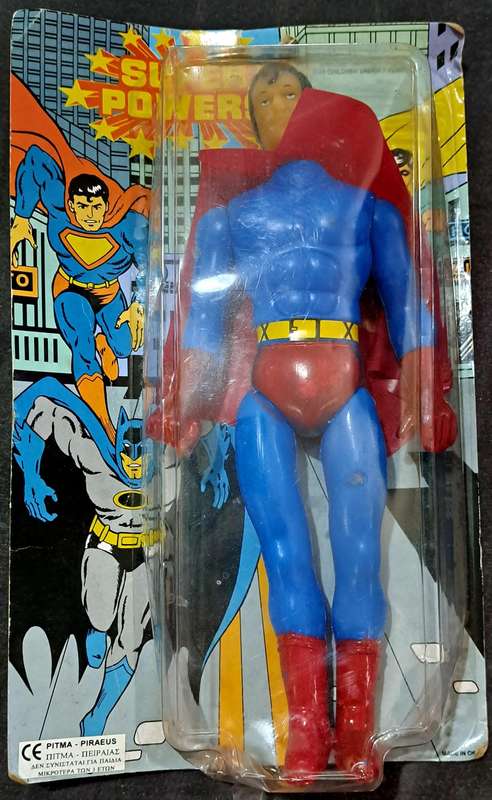 Super Rare 1980/90s McFarlane Super Powers Bootleg - Superman Bootleg - Action Figure 12`