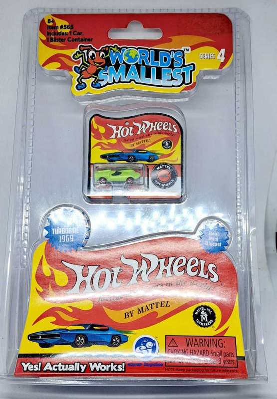 HOT WHEELS - Smallest Hot Wheel In The World - Turbofire 1969