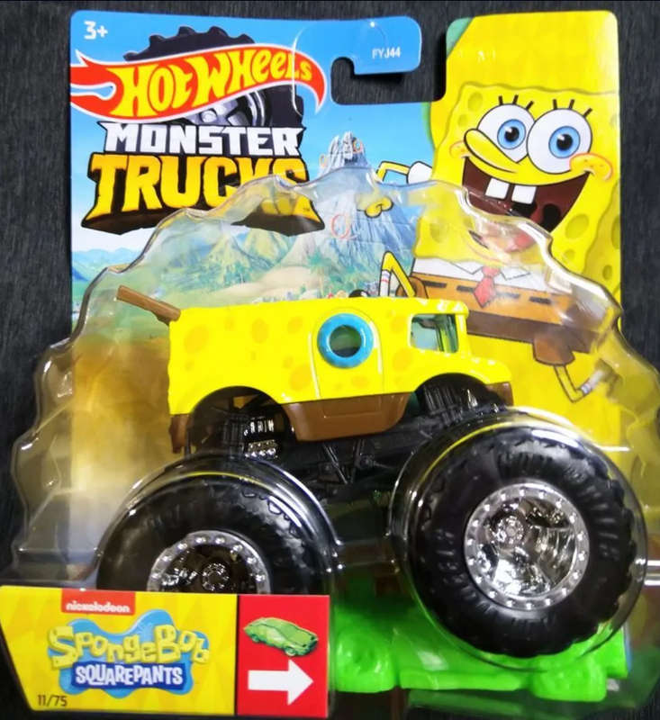Hotwheels - Monster Trucks - SpongeBob Squarepants Ltd Edition