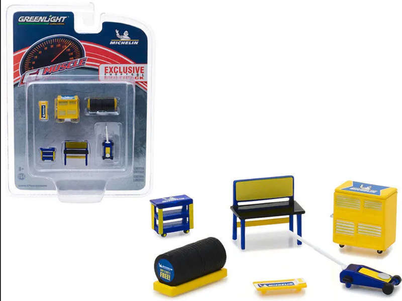 1:64 GreenLight - MICHELIN - Garage Accessory 6 Pack