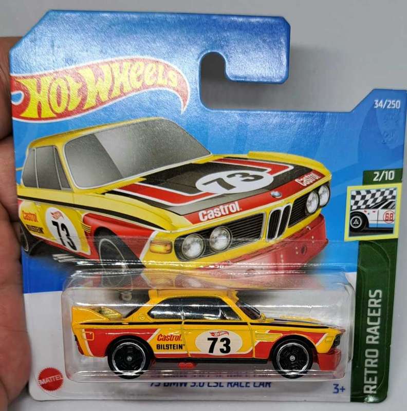 Hot Wheels - Die Cast 1:64- Custom `73 BMW 3.0 CSL Race Car