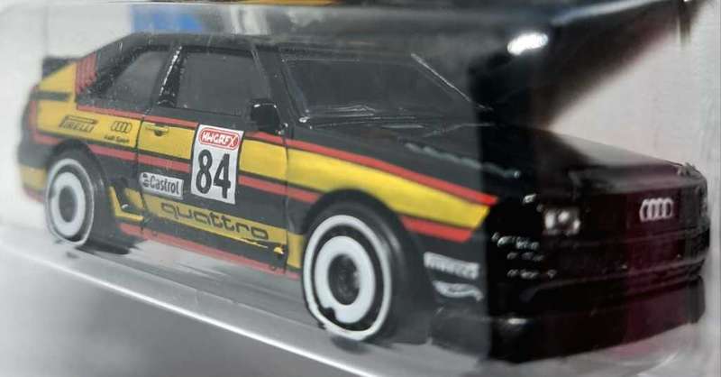 Hot Wheels  - Dragstrip - 1984 Audi Sport Quattro - Black - Mattel Die Cast 1:64