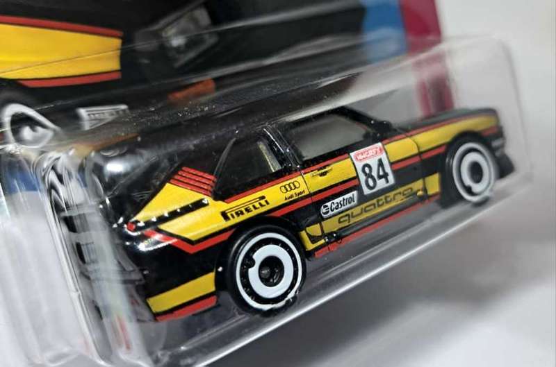 Hot Wheels  - Dragstrip - 1984 Audi Sport Quattro - Black - Mattel Die Cast 1:64