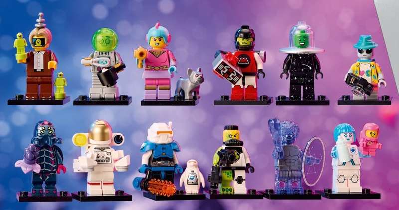 Complete LEGO Minifigures Series 26 - SPACE Theme - All 12 Collectable Figures