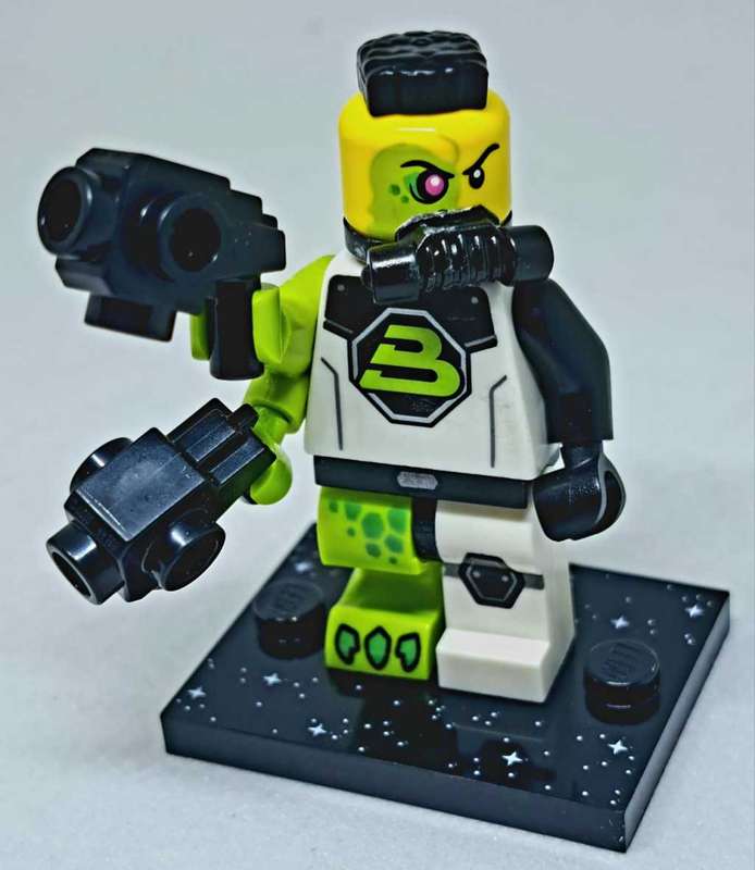 LEGO Minifigures - BlackTron Mutant Figure - Rare Pull