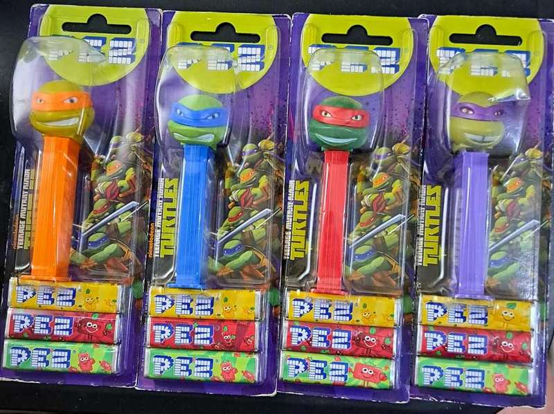 2017 PEZ /Viacom - TMNT - Teenage Mutant Ninja Turtles - Character Set