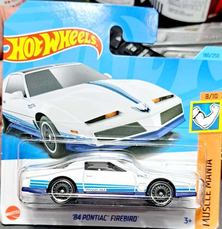 Hot Wheels - 1984 White Pontiac Firebird - Mattel Die Cast 1:64