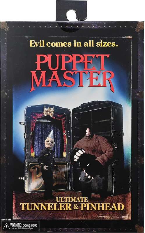 NECA - Puppet Master Ultimate Pinhead and Tunneler 4.5-Inch Scale Action Figure 2-Pack