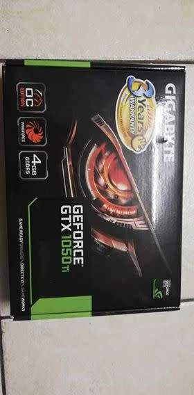 Gigabyte Nvidia GTX 1050TI 4GB OC Edition Graphics Card
