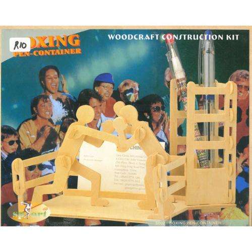 [MSC:I:W]-Woodcraft Construction Kit - Boxing Pen Container