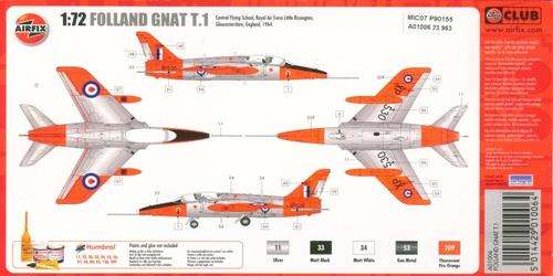 [PM:AF:P]-Airfix - Folland Gnat 1:72