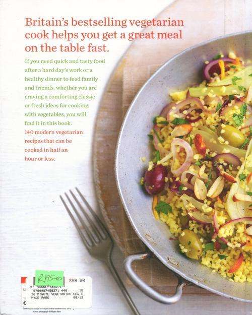 [B:2:S]-30-Minute Vegetarian - Rose Elliot