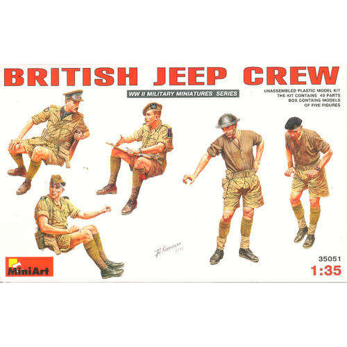 [PM:MA:F]-Miniart - British Jeep Crew 1:35