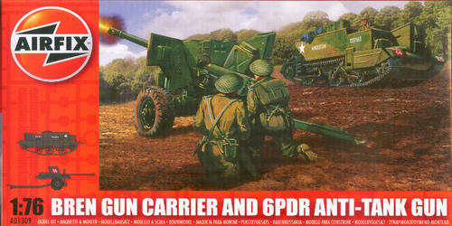 [PM:AF:A]-AirFix - Bren Gun Carrier and 6PDR Anti-Tank Gun - 1:76