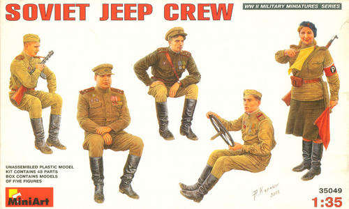[PM:MA:F]-Miniart - Soviet Jeep Crew - 1:35