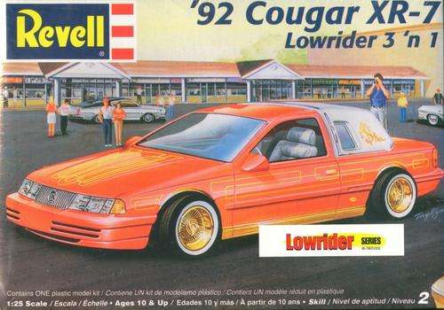[PM:RV:C]-Revell - '92 Cougar XR-7 Lowrider 3'n1 - 1:25