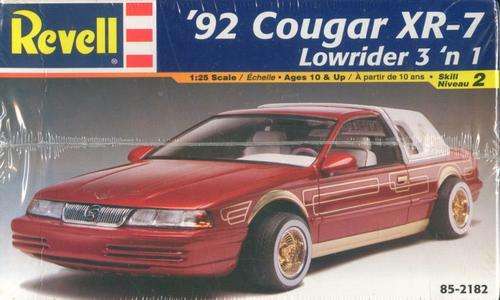 [PM:RV:C]-Revell - '92 Cougar XR-7 Lowrider 3'n1 - 1:25