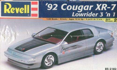 [PM:RV:C]-Revell - '92 Cougar XR-7 Lowrider 3'n1 - 1:25