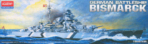 [PM:AC:S]-Academy - German Battleship BISMARCK 1:800