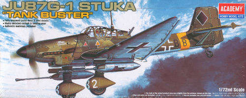 [PM:AC:P]-Academy - JU87G-1 STUKA Tank Buster - 1:72