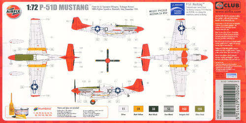 [PM:AF:P]-Airfix - North American P-51D Mustang - 1:72