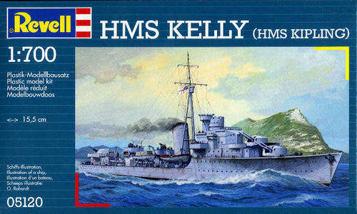 [PM:RV:S]-Revell - HMS Kelly (HMS KIPLING) - 1:700