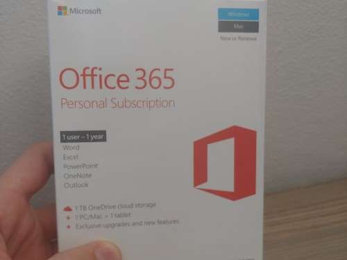 Office 365 Personal 1 Year Subscription for 1 User