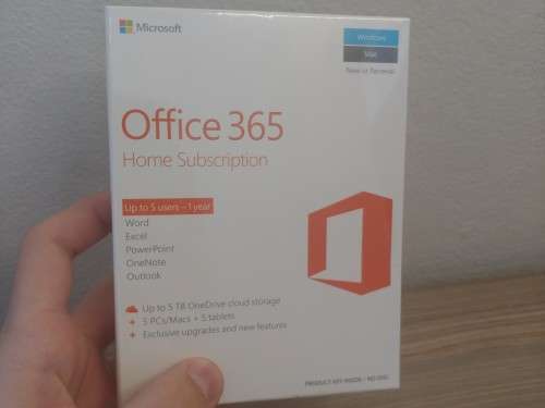 Office 365 Home 1 Year Subscription for 5 Users