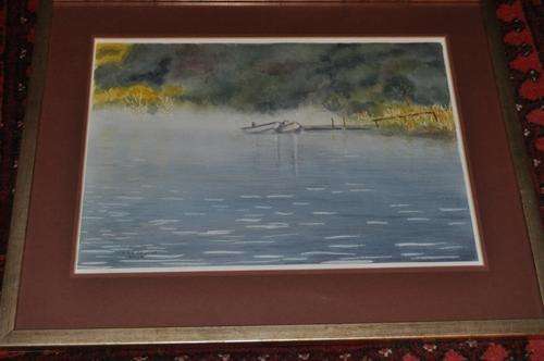 a Beautiful Watercolor signed by artist