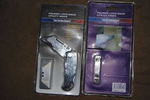 Folding Lock-Back Utility Knife
