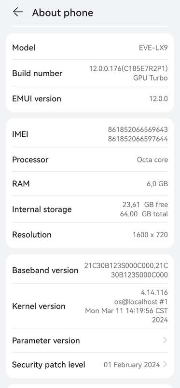 HUAWEI NOVA Y61