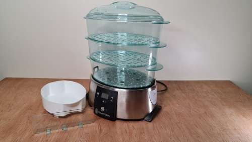Russell Hobbs 3-Tier Satin Quartz Steamer