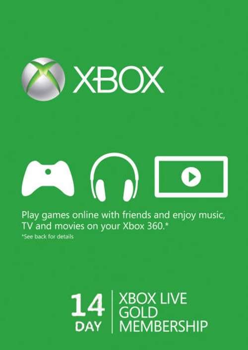 14 Day Xbox Live Gold Trial Membership (Xbox One/360) Digital Code