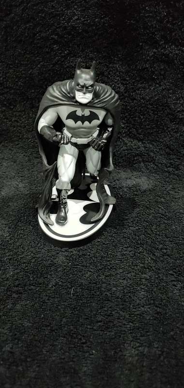 Batman Black And White Statue