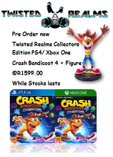 Crash Bandicoot 4 Its About Time Pre-Order Twisted Realms Collectors Edition