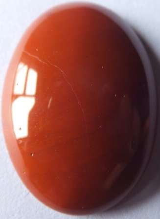 RED JASPER OVAL CABOCHON - 30 x 22 mm