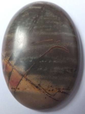PICTURE JASPER OVAL CABOCHON - 40 x 30 mm