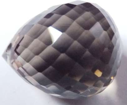 STUNNING SMOKEY QUARTZ BRIOLETTE - 21.15 ct