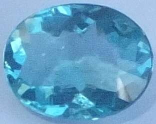 STUNNING SWISS BLUE TOPAZ - 8 x 6 mm - 1.35 ct