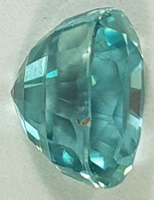 NATURAL BLUE ZIRCON - 3.36 ct