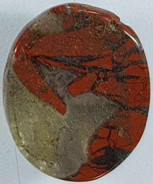 BRECCIATED JASPER OVAL CABOCHON - 10 x 8 mm