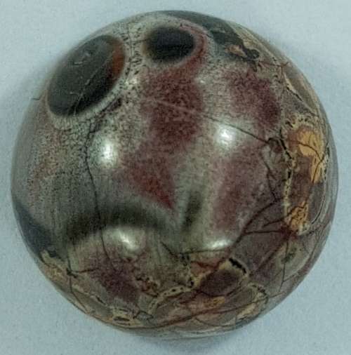 LEOPARDSKIN JASPER ROUND CABOCHON - 10mm