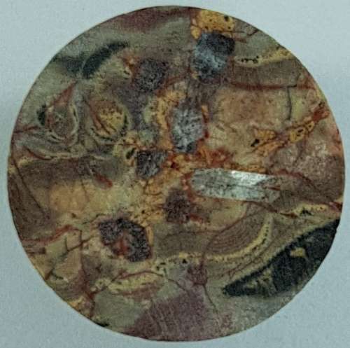 LEOPARDSKIN JASPER ROUND CABOCHON - 10mm