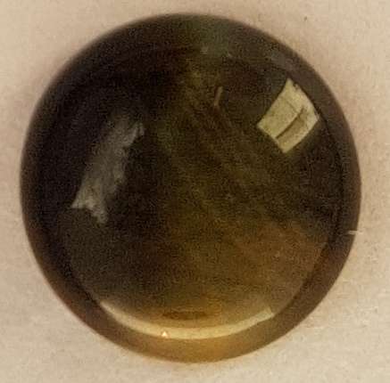 NATURAL GOLD TIGERS` EYE ROUND CABOCHON - 8 mm